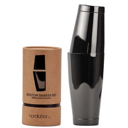 Nordicbar Boston Shaker Tin/Tin 75 cl Black